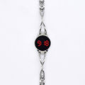 Minimalist Design Stainless Steel LED Touch Screen Women's Watch Fashionable Bracelet Strap with Designer Decoration. 
