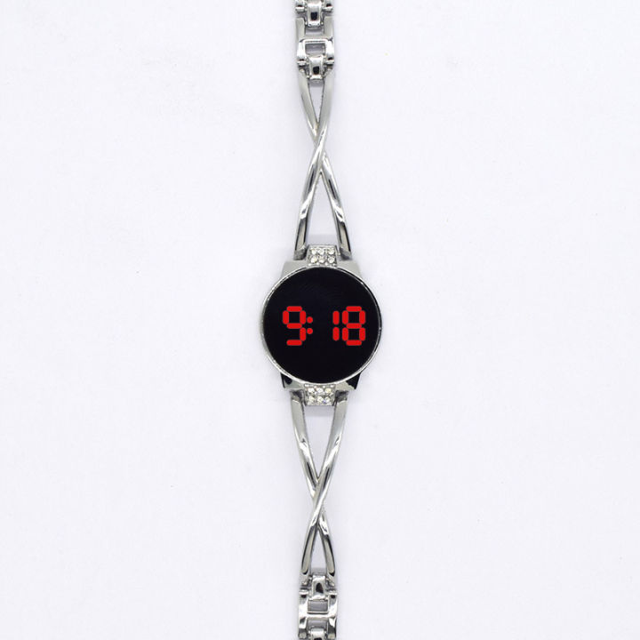 Minimalist%20Design%20Stainless%20Steel%20LED%20Touch%20Screen%20Women's%20Watch%20Fashionable%20Bracelet%20Strap%20with%20Designer%20Decoration%20-%20Image%207