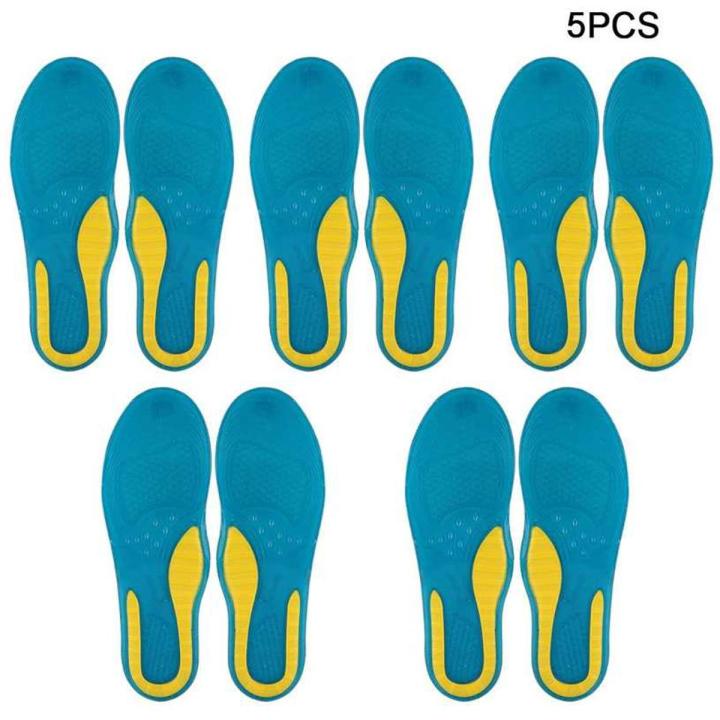 Comfortable Massage Insoles Padding Insole Sneaker Insertion Pad For Men Blue