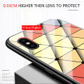 Jizetin for Vivo V25 5G / V25E Glass Back Cover Decorative Pattern Glossy Tempered Glass Shockproof Soft Edge Phone Cases. 
