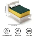 【NEW】 Clean Dreams Kitchen Sponge Holder Cleaning Brush Sponges Dishwashing Sponge Clean Dreams Bed Shaped Holder. 