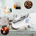 Premium Quality Mini Hand Sewing Machine Portable Handheld Stitch Cordless Batteryed for Home / Travel. 