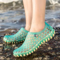 New summer outerwear: heel beach shoes, hollow shoes, sandals, rainy beach sandals, non-slip platform soles. 
