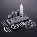 1Set DIY Generation LED Light Steam Heat Education Model Scientific Experiment Toys Mini Engine Kit. 