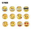 Emoji Fridge Magnets 12pcs Refrigerator Magnets Set For Kitchen Decor Magnetic Message Whiteboard Office Cabinets. 