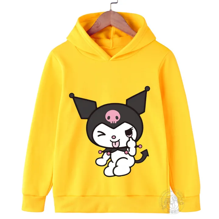 Kawaii%20Kuromi%20Hoodie%20For%20Girls%20Long%20Sleeve%20Sweatshirts%20Children%20Spring%20Autumn%20Sanrio%20Cartoon%20Kids%20Casual%20Hooded%20Pullover%20Tops%20-%20Image%203
