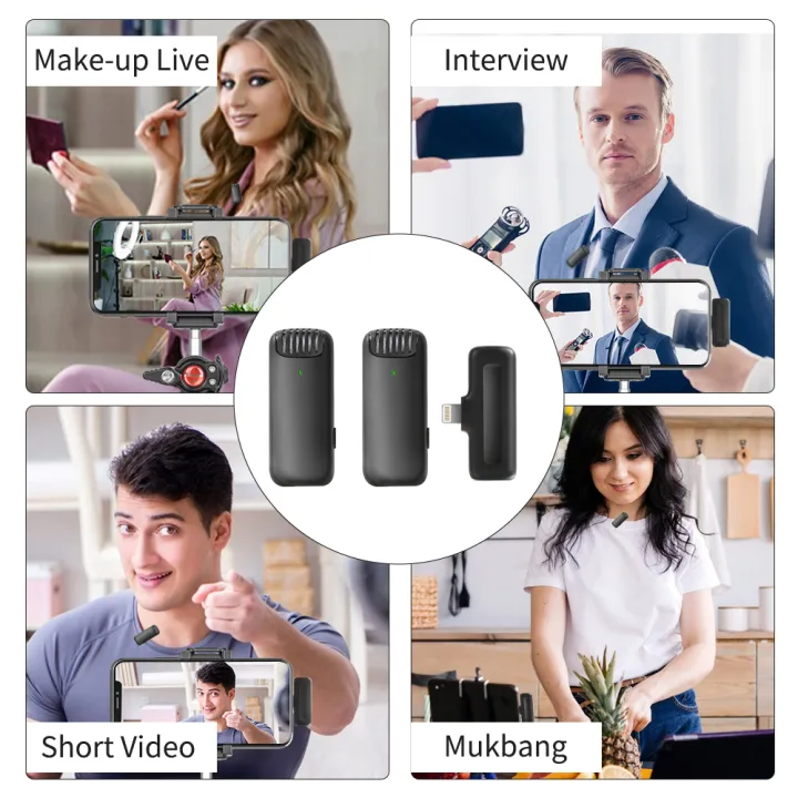 SH%2020M%20Lavalier%20Microphone%20Portable%20Wireless%20Transmitter%20and%20Receiver%20Clip%20Lable%20Audio%20Video%20Mic%20with%20Type-C%20Lightning%20-%20Image%206