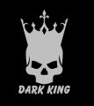 Dark king sticker for bike. 