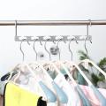 Stainless Steel Magic Hangers Metal Cloth Hanger Multifunctional Clothing Organizer Clothes Hanging Cloth Hook Space Saver. 