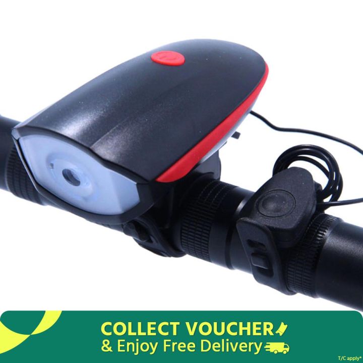 Waterproof Rechargeable 2 In 1 Bicycle Light and Horn (Many Others Colour) Bicycle horn light - Bike - সাইকেল - cycle accessories