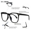 OQ BOGA 4 Colors Unisex Anti Blue Light Radiation Computer Glasses Women Men Eye Protection Fashion Plastic Letter D Frame Eyewear. 