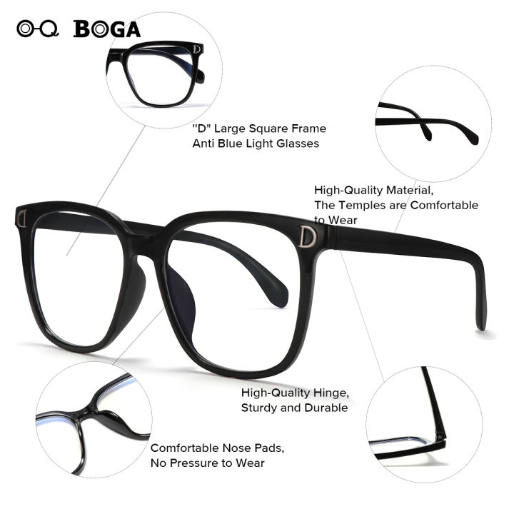 OQ%20BOGA%204%20Colors%20Unisex%20Anti%20Blue%20Light%20Radiation%20Computer%20Glasses%20Women%20Men%20Eye%20Protection%20Fashion%20Plastic%20Letter%20D%20Frame%20Eyewear%20-%20Image%208