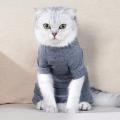 GC Pet Cat Shedding Suit Full Coverage Pet Recovery Bodysuit After Surgery Alternative Anxiety Calming Shirt. 