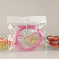 Fun Soft Plastic Glasses Straw/ Reusable Flexible Drinking Diy Straws/ Funny Glasses Drinking Toys Kids Party Supplies.