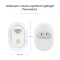 Ultrasonic Insect Repellent Night Light Pest Repellent Electronic Rodent Exterminator Indoor Rodent Cockroach Mosquito Bug Repellent Night Light. 