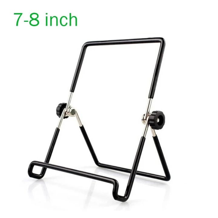 Foldable Metal Tablet Stand Adjustable Big Phone Tablet Desktop Holder Mount Cooing Fast Universal for iPad iPhone Tablet 7-10"