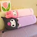 Sanrio Plush Kuromi My Melody Long Pillow Plush Toys Kawaii Soft Comfortable Cushion Cartoon Kids Girls Sleeping Gifts. 