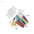 19x Paint Brush Set Watercolor Painting for Kids Adults Girls and Boys. 