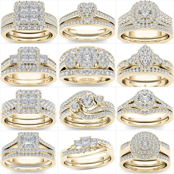 European%20and%20American%20Couple%20Ring%20with%20Gold%20Plated%20Zircon%20Inlaid%20Ring%20Manufacturer%20Direct%20Selling%20Classic%20Jewelry%20-%20Image%204