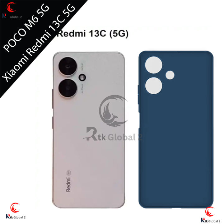 For Xiaomi Redmi 13C 5g / POCO M6 5G / Back Cover Soft Silicon Back Case Full Camera Bump Protective Mobile Phone Back Cover