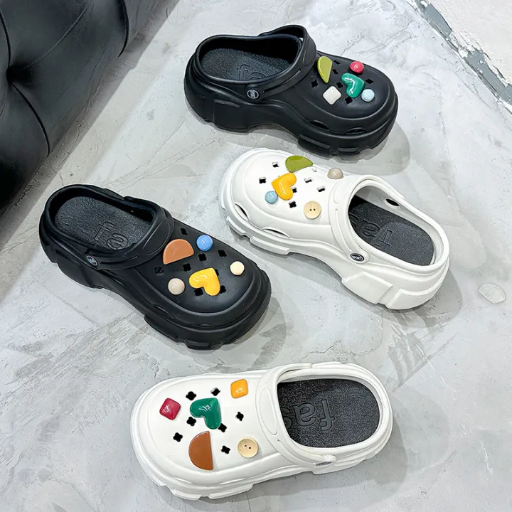 Platform%20Coros%20Shoes%20Women's%20Summer%20Outerwear2023New%20Height%20Increasing%20Internet%20Celebrity%20Beach%20Lazy%20Pump%20Non-Slip%20Sandals%20-%20Image%202