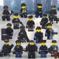【Thriving】 16pcs Soldiers Mini Figures SWAT Series Kids Building Blocks Education Legoing Army Toys gift. 