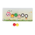 Worm Caterpillar Pattern Clip Beads Toy Wooden Educational Safe Edges Color Classification Color Recognition Interactive Clip. 