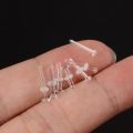 1PC Glass Nose Helix Studs Transparent Straight Curved Nose Ring Not Allergic Ladies Men Tragus Navel Piercing Body Jewelry. 