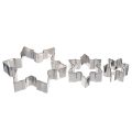 3pcs Metal Snowflake Baby Biscuit Cookie Cutter Fondant Cake Mould -. 