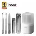Xiaomi Nextool Nail Clipper Set Nail Stainless Steel Dead Skin Push Ear Scoop Nail File with Storage Box Manicure Beauty Tools | 6 Months warranty by TRONZZ. 