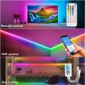 WiFi RGBic led strip light App Control Music Sync Sound Sensor LED Strip Light With Million Colors Led Lights For Bedroom, Kitchen, Tv, Party -  Rgbic Light. 