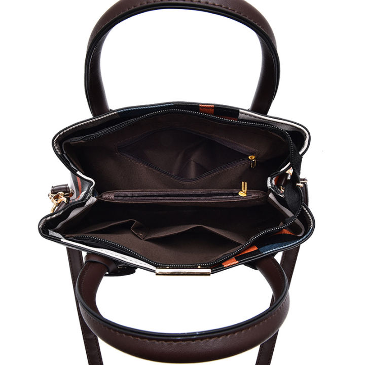 Handbag%20Women's%202024%20New%20Style%20Atmospheric%20Style%20Women's%20Bag%20Large%20Capacity%20European%20and%20American%20Casual%20Shoulder%20Bag%20Middle-aged%20Crossbody%20Bag%20Tide%20-%20Image%204