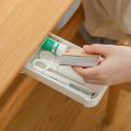 Self-Adhesive Under Desk Drawer Storage Box Makeup Organizer Table Under Storage Box Pull-Out Drawer Organizer.