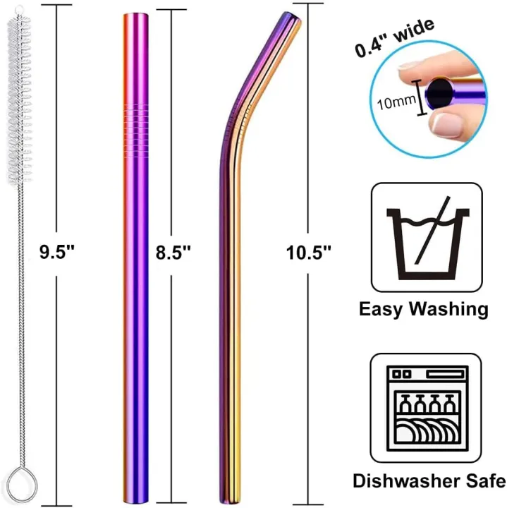 Vinaco%20Reusable%20Smoothie%20Straw,%200.4''%20Extra%20Wide%20Stainless%20Steel%20Straw%2010.5''%20&%208.5''%20Long%20colorful%20Straws,%20(1-4)%20Pack%20Metal%20Straw%20with%201%20Reusable%20Straw%20Brush%20Cleaner%20for%20Milkshake,%20Smoothie,%20Bubble%20tea%20-%20Image%202