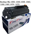 Brother TN-1000,1030, 1035, 1040, 1050, 1060,1070, 1075 Toner Cartridge  Fine Pixel. 