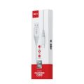 Geeoo DC100 Type-C Fast Charging 1 Meter Cable-White. 