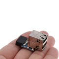 Internal Header Adapter 2 Ports USB2.0 A Female 9Pin Motherboard to Double Layer. 