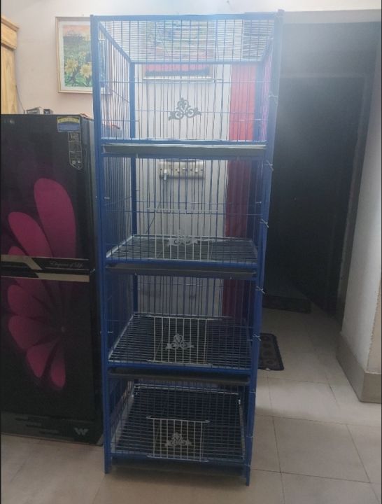 4%20Floor%20Nut%20System%20Folding%20Cage%20Made%20by%2013no%20Wire%20Size%2024/18/14%20inchi%20Cash%20On%20Delivery%20Available%20-%20Image%202