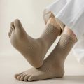 6 Pairs Men Socks with Separate Fingers Cotton Toe Socks Five Finger Running Yoga Sports Socks High Quality.