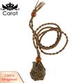 Carat Necklace Pendant Holder Hand-woven Empty Stone Holder Necklace Cord. 