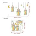 2024 Eid Mubarak Wall Stickers Ramadan Kareem Window Decal Decoration For Home Islamic Muslim Party Decor Mubarak Ramadan Gift.
