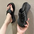 Women's Flip Flops with Thick Soles Summer Slippers Sandals Woman Casual Platform Beach Slides Designer Clip Toe Sandal Shoes. 