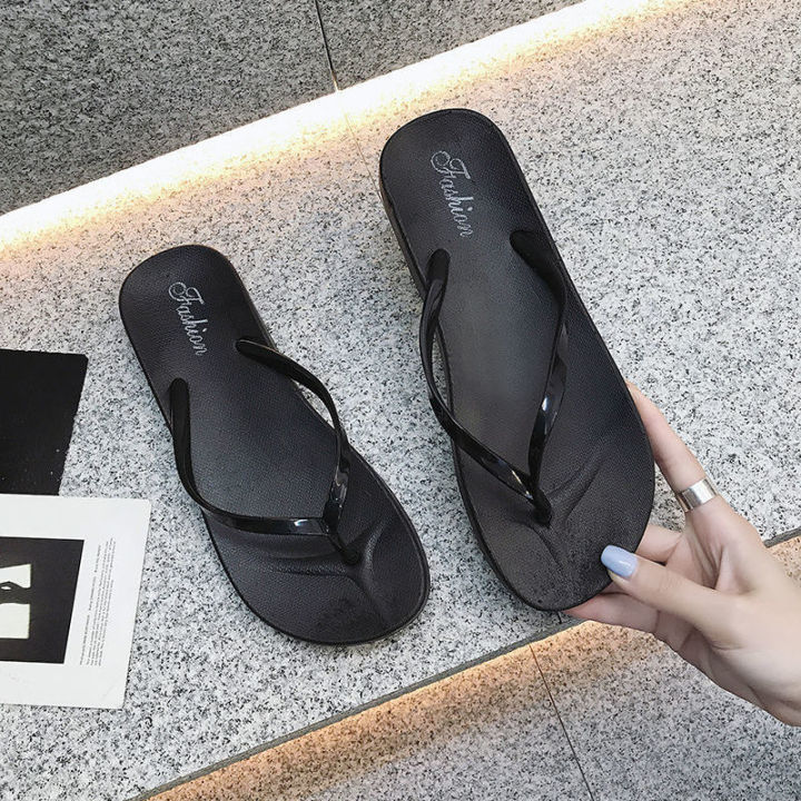 Summer%20Flip-Flops%20Women's%20Net%20Red%20Flat%20Bottom%20High-Looking%20Non-Slip%20Slippers%20Women%20Couple%20Beach%20Outdoor%20Wear%20Seaside%20Plywood%20Flip-Flops%20-%20Image%205