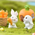 7PCs DIY Mini Miniature Fairy Garden Rabbit Decor Craft Ornament Accessories Sunlight Mall. 