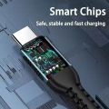 CASIFY CC24 QC 4.0 240W USB C to Type C Fast Charging Cable PD Cable Type C To Type C Fast Charging Cable 240W Cable Fast Charging Braided Cable 240 Watt Cable. 