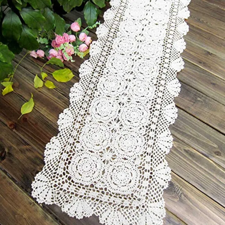 2X%20Cotton%20Handmade%20Crochet%20Lace%20Table%20Runner%20White%20Rectangle%20Coffee%20Table%20Dresser%20Decor%20-%20Image%202