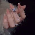 New Adjustable Snake Shape Finger Ring for Girls Simple Stylish - Rings for Women. 
