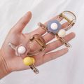 Fashion Simple Woman Acrylic Flowers Color Blocking Design Hair Claw Clips Girl Sweet Fresh Shark Clips Jelly Color Hairpins Hair Accessoires.