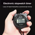 Gym Workout Timer Waterproof Digital Stopwatch Timer Compact Size Simple Operation Silent Chronograph Electronic Stopwatch. 