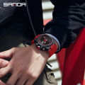 Sanda Men's Watches Sports Military 50 M Waterproof Digital Wrist watch for Male Clock Stop watch Relogio Masculino 9011. 